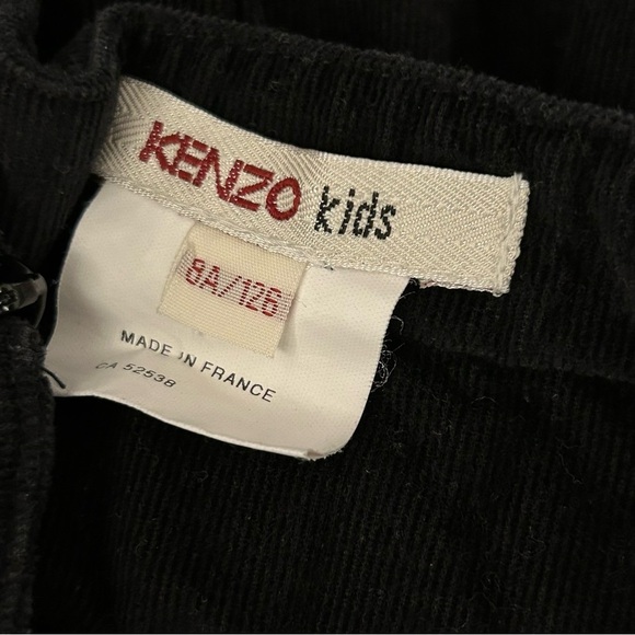 💕Kenzo kid Floral Embroidered Black Skirt 8 - Picture 5 of 11